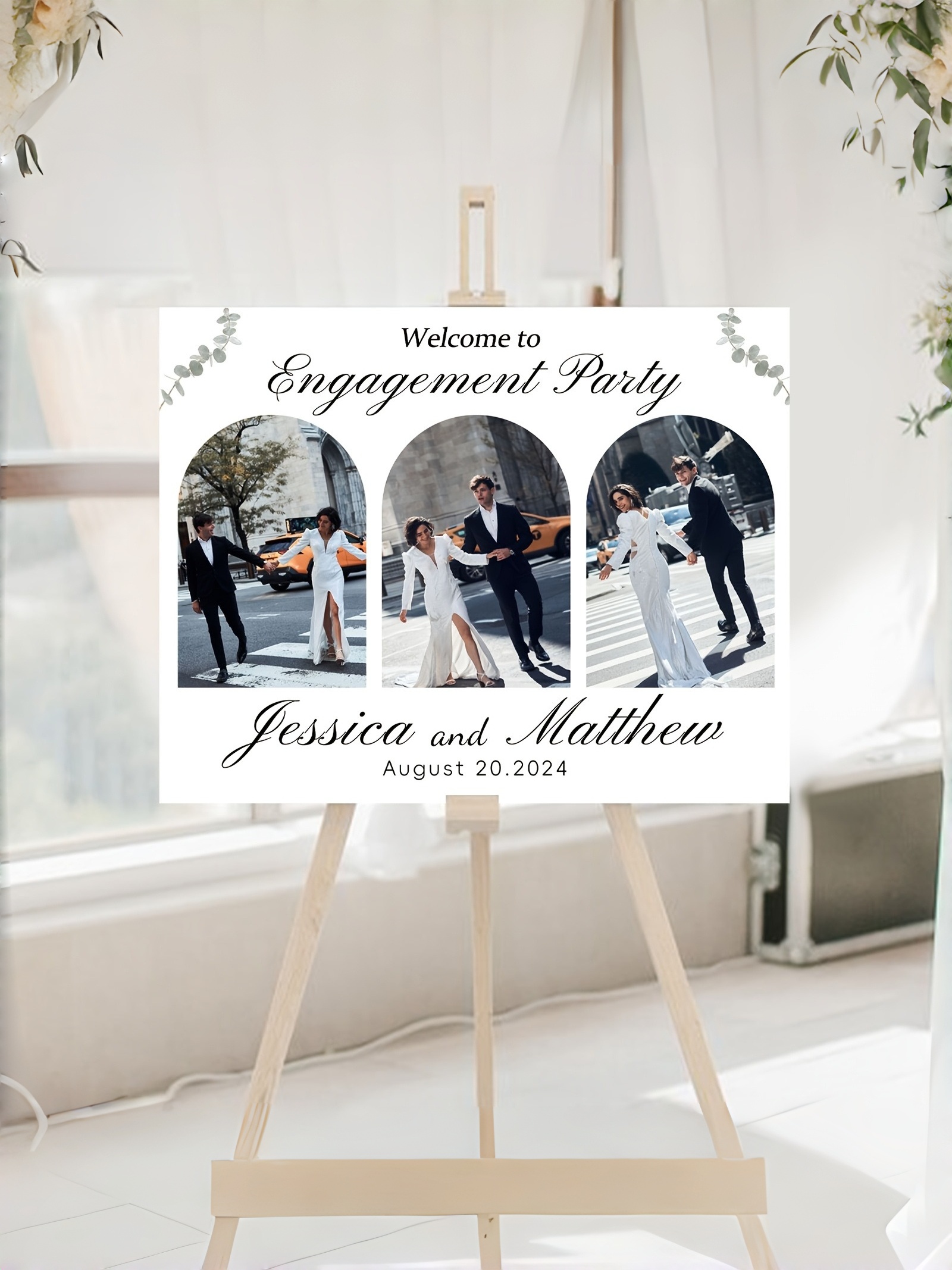 Custom Wedding Welcome Signs, Engagement Welcome Signs, Bride and Groom Photo Wedding Welcome Signs